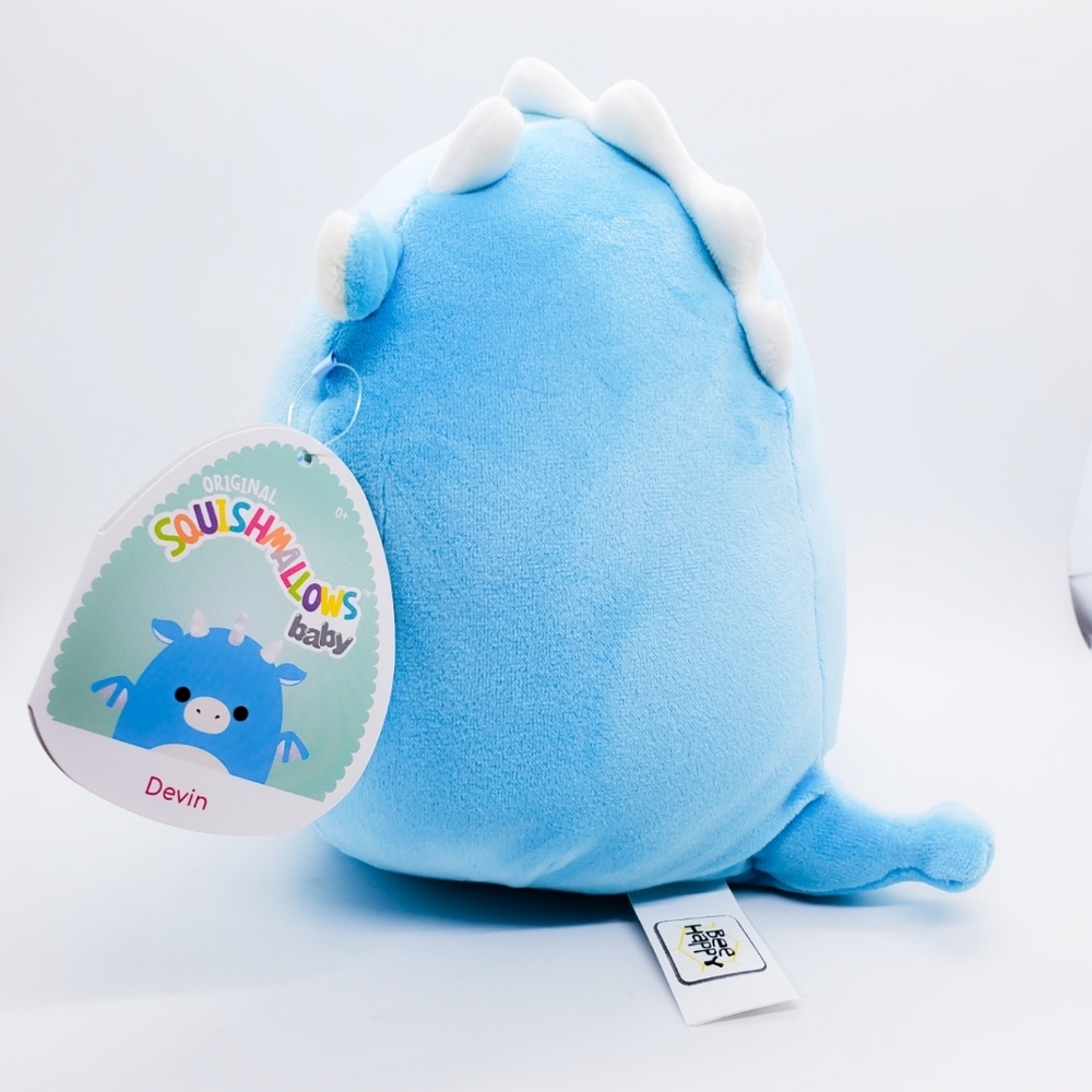 8" Squishmallow Devin the blue dragon plush Kellytoy Stuffed Animal - Picture 2 of 4